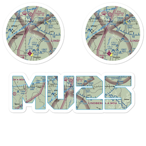 Piney Bend Airport (MU25) VFR Sectional Sticker Pack