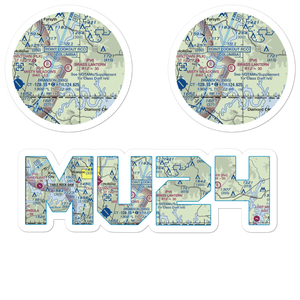 Someday Ranch Airport (MU24) VFR Sectional Sticker Pack