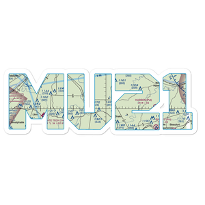 Miller Farm Airport (MU21) VFR Sectional Sticker