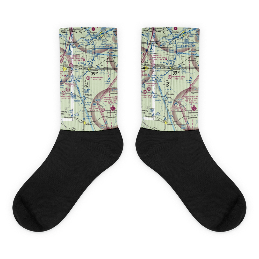 Robbins Airport (MU20) VFR Sectional Socks 
