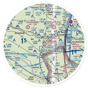 Stark Airport (MU18) VFR Sectional Sticker (30 mile)