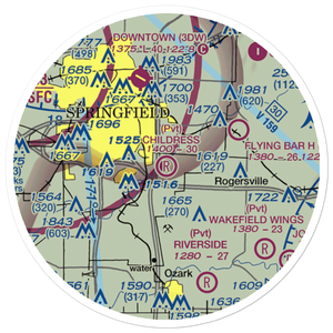 Childress Airstrip (MU12) VFR Sectional Sticker (20 mile)