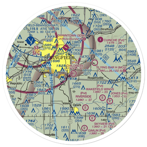 Childress Airstrip (MU12) VFR Sectional Sticker (30 mile)