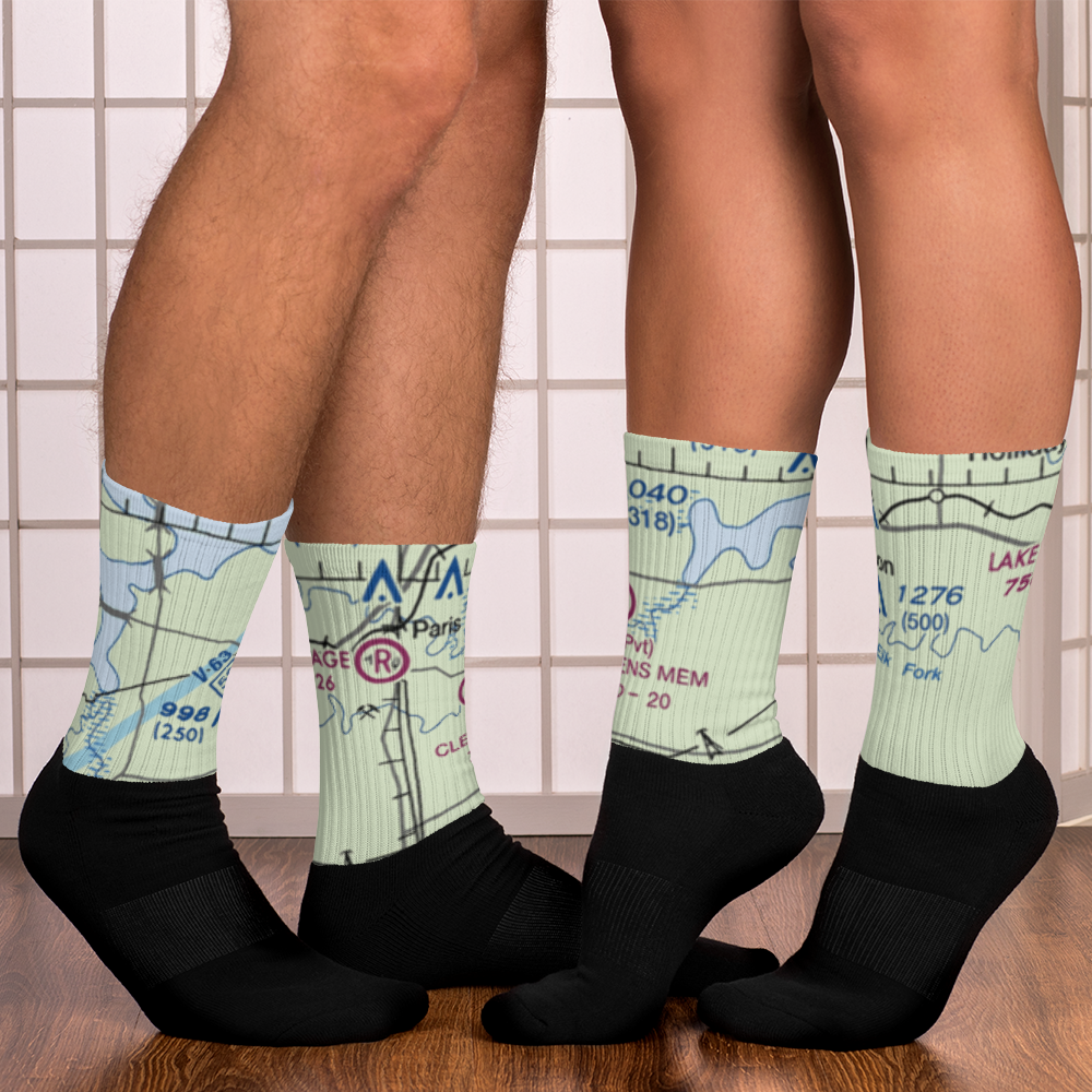 Samuel L. Clemens Memorial Airport (MU00) VFR Sectional Socks 
