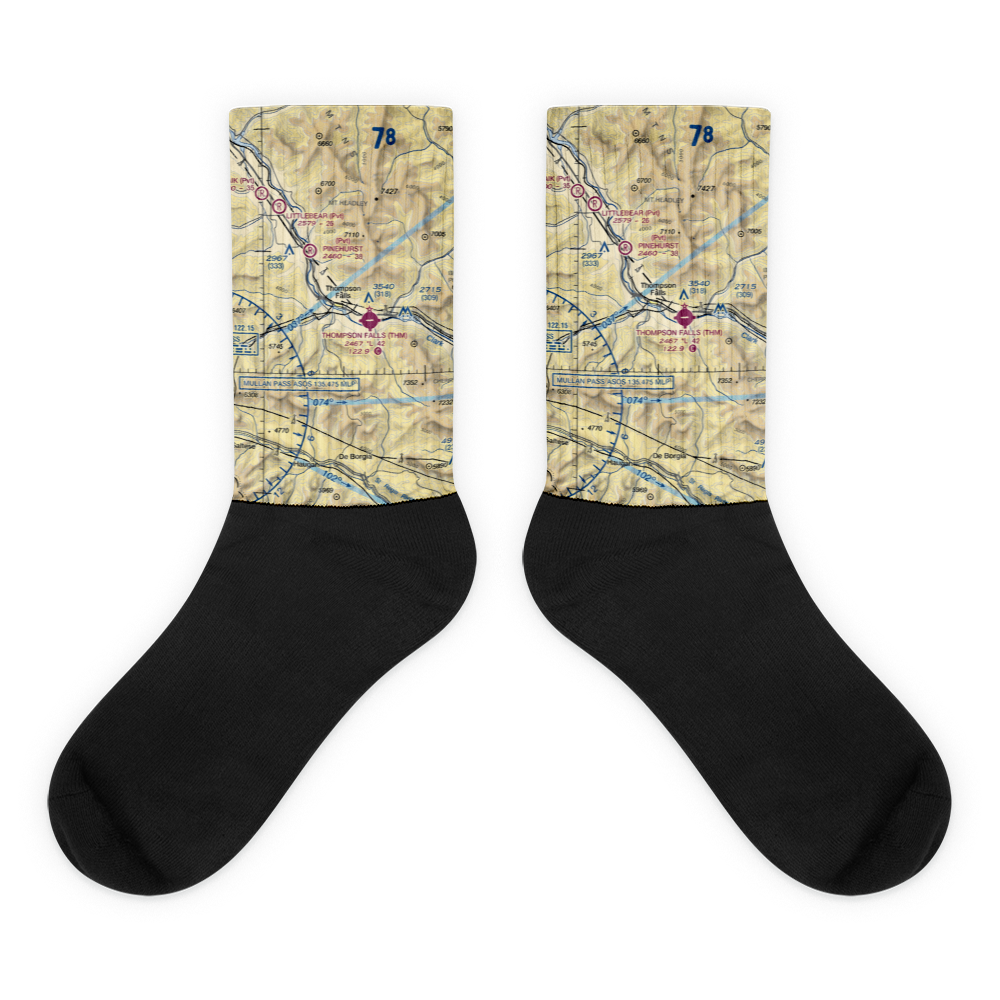 Dave's Landing Seaplane Base (MT92) VFR Sectional Socks 