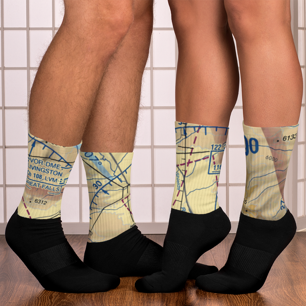 Foster Ranches Airport (MT89) VFR Sectional Socks 