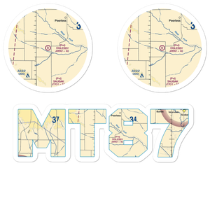 Oglesby Farms Inc Airport (MT87) VFR Sectional Sticker Pack