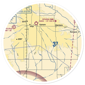 Redfield Ag Strip (MT85) VFR Sectional Sticker (30 mile)