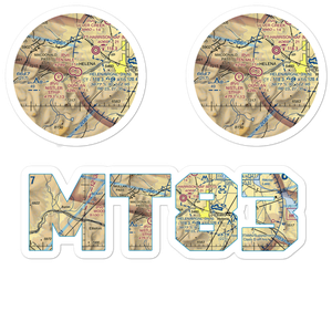 Ten Mile Airport (MT83) VFR Sectional Sticker Pack