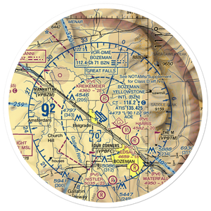 Thompson Field (MT81) VFR Sectional Sticker (30 mile)