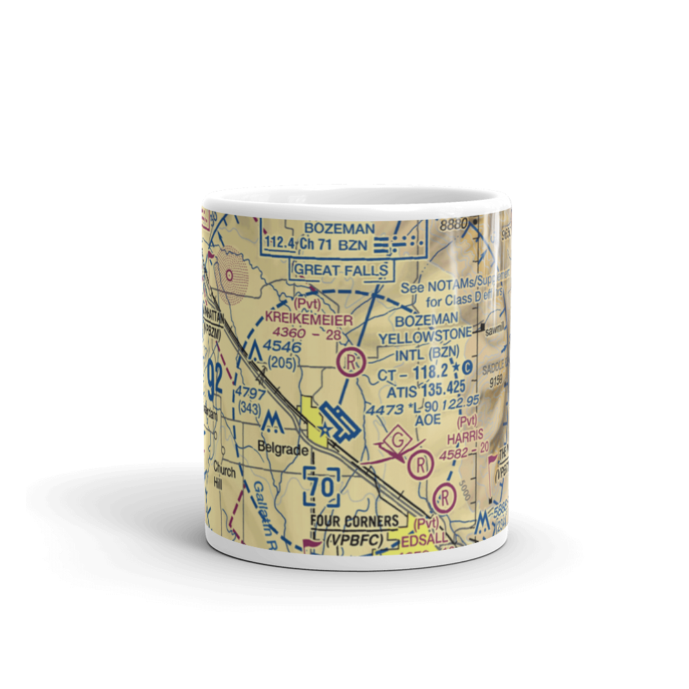 Thompson Field (MT81) VFR Sectional  Mug 