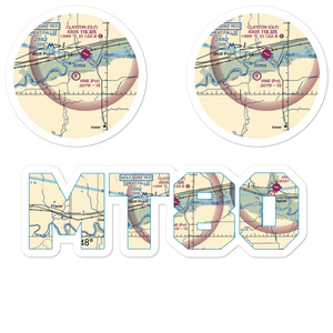 Vine Airport (MT80) VFR Sectional Sticker Pack