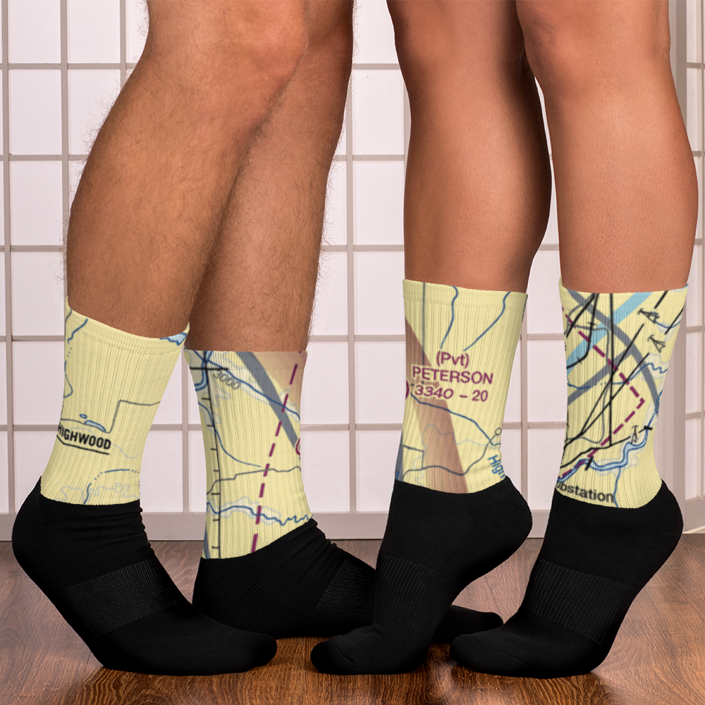 Peterson Ranch Airport (MT77) VFR Sectional Socks 