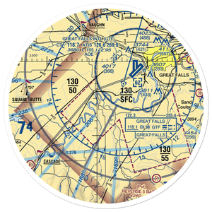 Smith Farms Airport (MT76) VFR Sectional Sticker (30 mile)