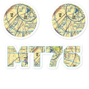 Smith Farms Airport (MT76) VFR Sectional Sticker Pack