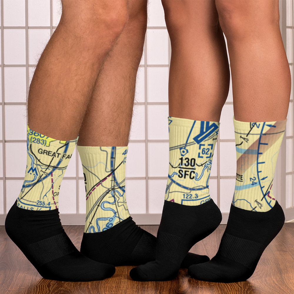 Buchanan Ranch Airport (MT75) VFR Sectional Socks 