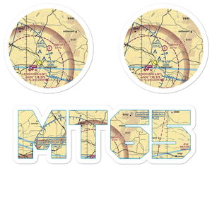 Smithfield Airport (MT65) VFR Sectional Sticker Pack