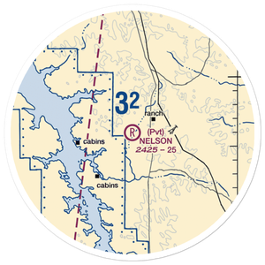 Nelson Airport (MT58) VFR Sectional Sticker (20 mile)