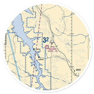 Nelson Airport (MT58) VFR Sectional Sticker (30 mile)