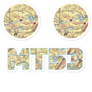 Carson Field (MT53) VFR Sectional Sticker Pack
