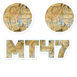 Metzel Creek Airport (MT47) VFR Sectional Sticker Pack