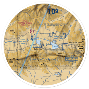 Lakeview Airport (MT46) VFR Sectional Sticker (30 mile)