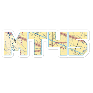 Castleberry Airport (MT45) VFR Sectional Sticker