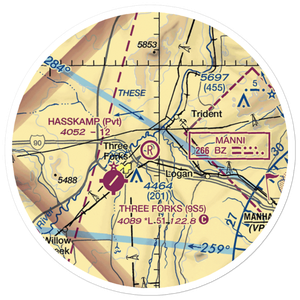 Hasskamp STOLport (MT42) VFR Sectional Sticker (20 mile)