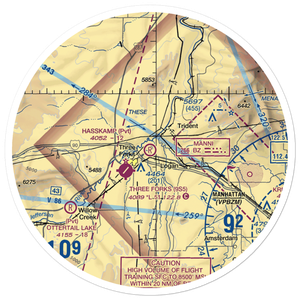 Hasskamp STOLport (MT42) VFR Sectional Sticker (30 mile)