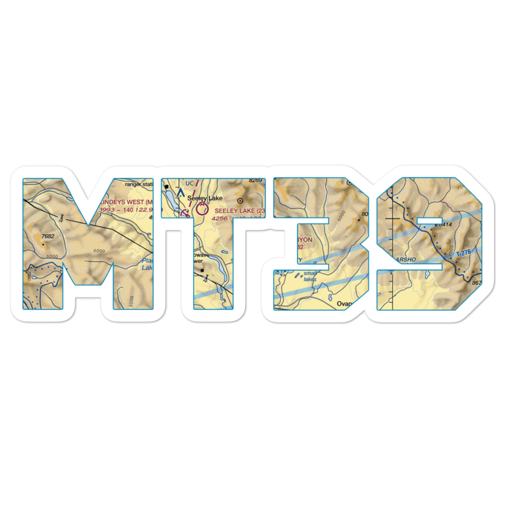 Black Canyon Ranch Airport (MT39) VFR Sectional Sticker 