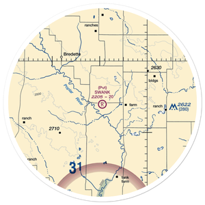 Swank Airport (MT38) VFR Sectional Sticker (30 mile)