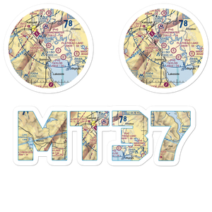 Sanders Airport (MT37) VFR Sectional Sticker Pack