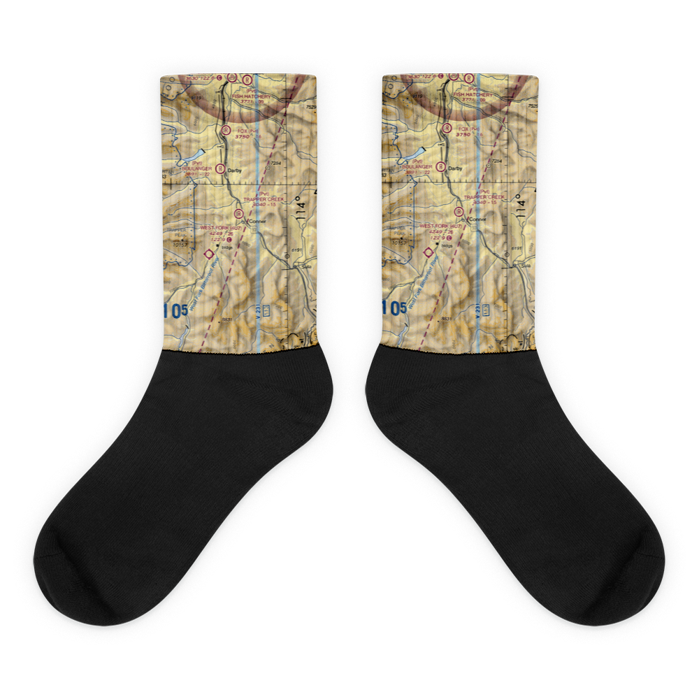 Trapper Creek Strip (MT30) VFR Sectional Socks 