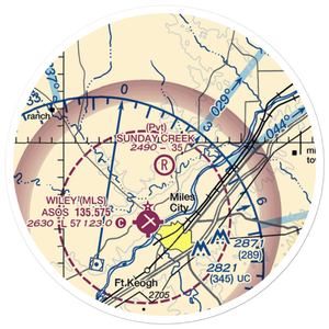 Sunday Creek Airpark (MT29) VFR Sectional Sticker (20 mile)