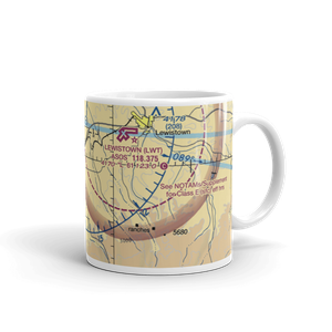 Beacon Star Antique Airfield (MT24) VFR Sectional  Mug