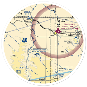 Hollstein Ranch Airport (MT20) VFR Sectional Sticker (30 mile)