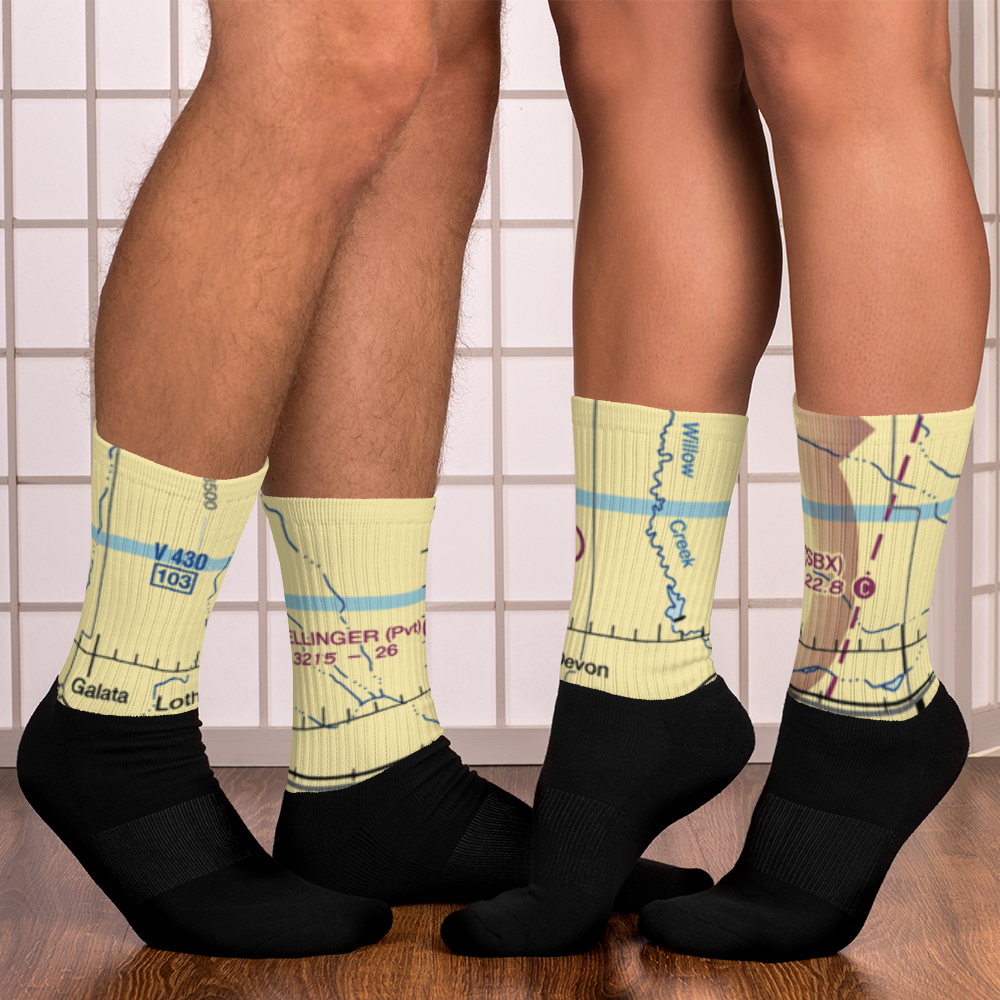 Hellinger Airport (MT02) VFR Sectional Socks 