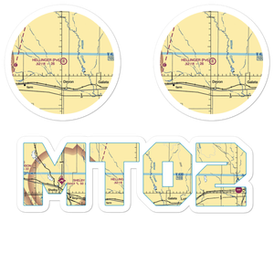Hellinger Airport (MT02) VFR Sectional Sticker Pack