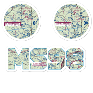 Farmco Field (MS98) VFR Sectional Sticker Pack
