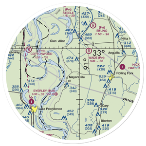 Heigle Field (MS92) VFR Sectional Sticker (30 mile)