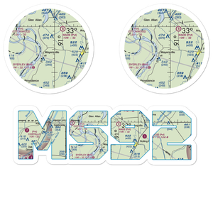Heigle Field (MS92) VFR Sectional Sticker Pack