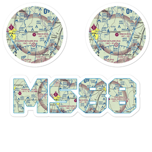 Oreck Airport (MS88) VFR Sectional Sticker Pack