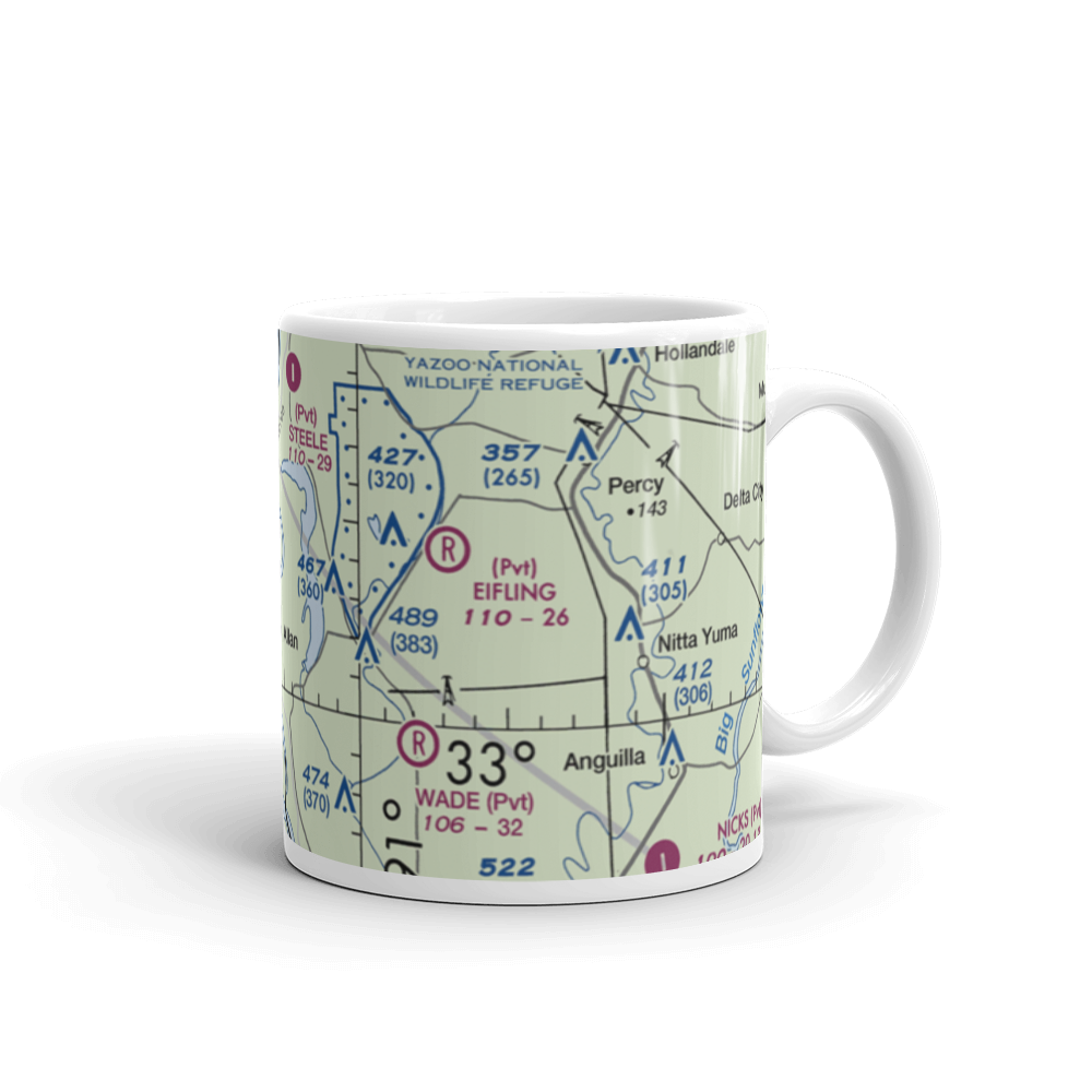 Oglesby Farms Inc. Airport (MS86) VFR Sectional  Mug 