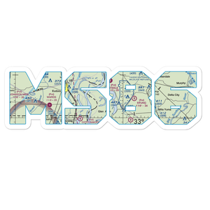 Oglesby Farms Inc. Airport (MS86) VFR Sectional Sticker