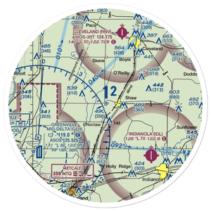 Skelton Airport (MS85) VFR Sectional Sticker (30 mile)