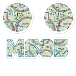 Skelton Airport (MS85) VFR Sectional Sticker Pack