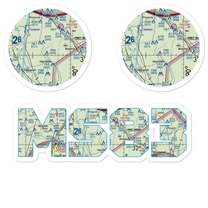 Alton Field (MS83) VFR Sectional Sticker Pack
