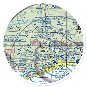 Shade Tree Field (MS82) VFR Sectional Sticker (30 mile)