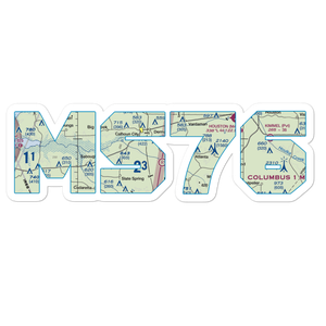 Wade Field (MS76) VFR Sectional Sticker