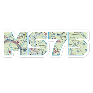 Lewis Airport (MS75) VFR Sectional Sticker
